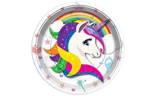 RAINBOW UNICORN TABAK 23CM (8AD)